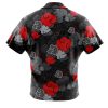 Black Aloha Akatsuki Short Sleeve Hawaiian Shirt BACK Mockup - Anime Gifts Store