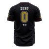 Black Knights Zero Code Geass AOP Baseball Jersey AOP Baseball Jersey BACK Mockup - Anime Gifts Store