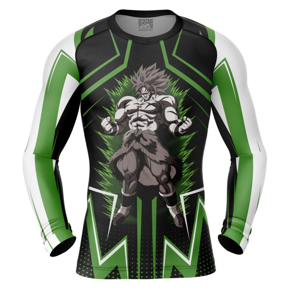 Broly Compression Shirt Rash Guard front - Anime Gifts Store