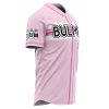 Bulma Pink DBZ AOP Baseball Jersey SIDE Mockup - Anime Gifts Store