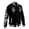 Burn Knuckles Crew L Varsity Jacket F LEFT Mockup - Anime Gifts Store