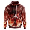 Burning Attack on Titan AOP Hoodie 3D FRONT Mockup - Anime Gifts Store