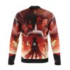 Burning Attack on Titan Bomber Jacket BACK Mockup - Anime Gifts Store