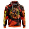 Burning Gundam AOP Hoodie 3D FRONT Mockup - Anime Gifts Store