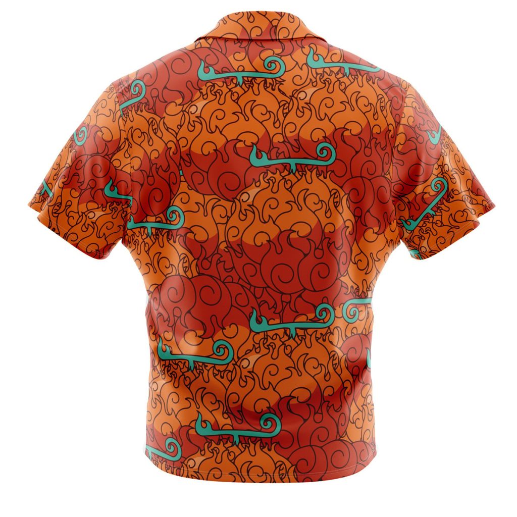 Button Up Hawaiian Shirt back 1 2 - Anime Gifts Store