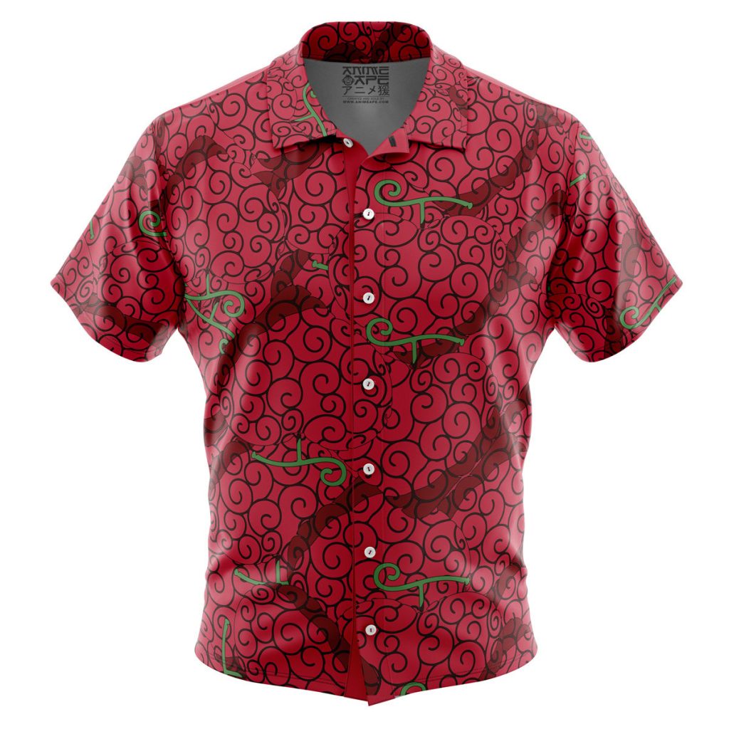 Button Up Hawaiian Shirt front new 2 2 - Anime Gifts Store