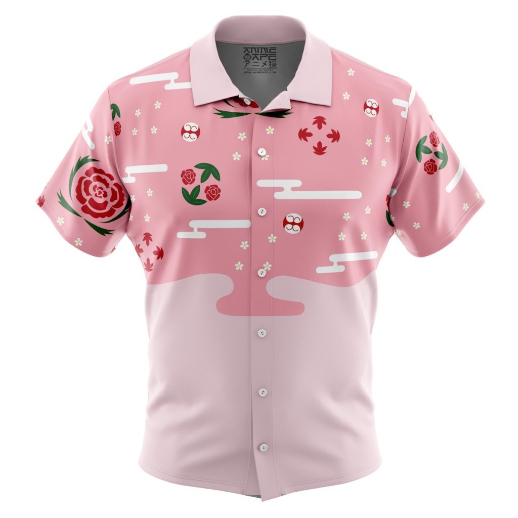 Button Up Hawaiian Shirt front new 20 - Anime Gifts Store