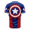 Captain America Marvel AOP Baseball Jersey BACK Mockup 1 - Anime Gifts Store