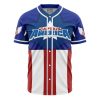 Captain America Marvel AOP Baseball Jersey FRONT Mockup 1 - Anime Gifts Store