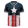 Captain America Marvel AOP Baseball Jersey FRONT Mockup - Anime Gifts Store