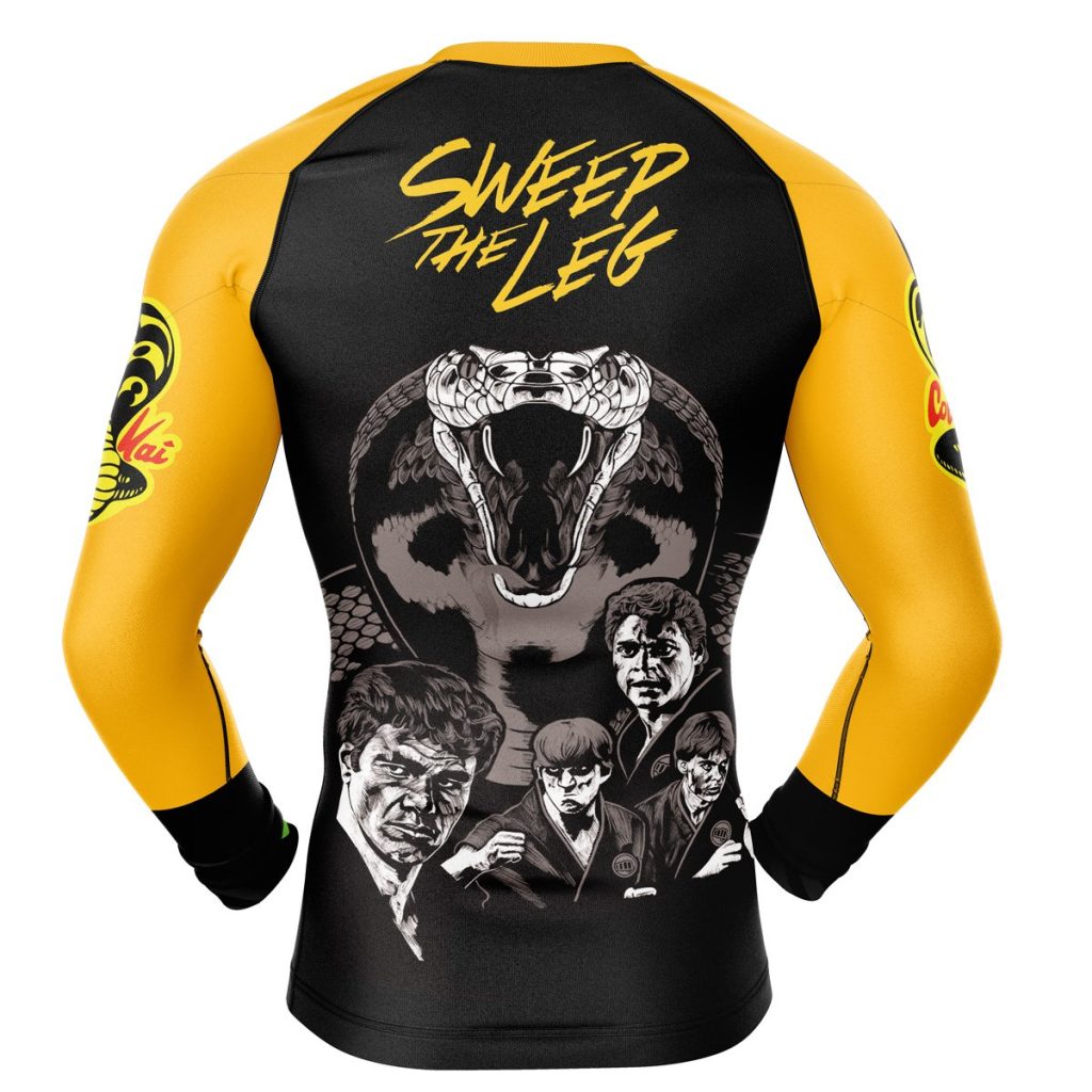 Cobra Kai Compression Shirt Rash Guard back - Anime Gifts Store