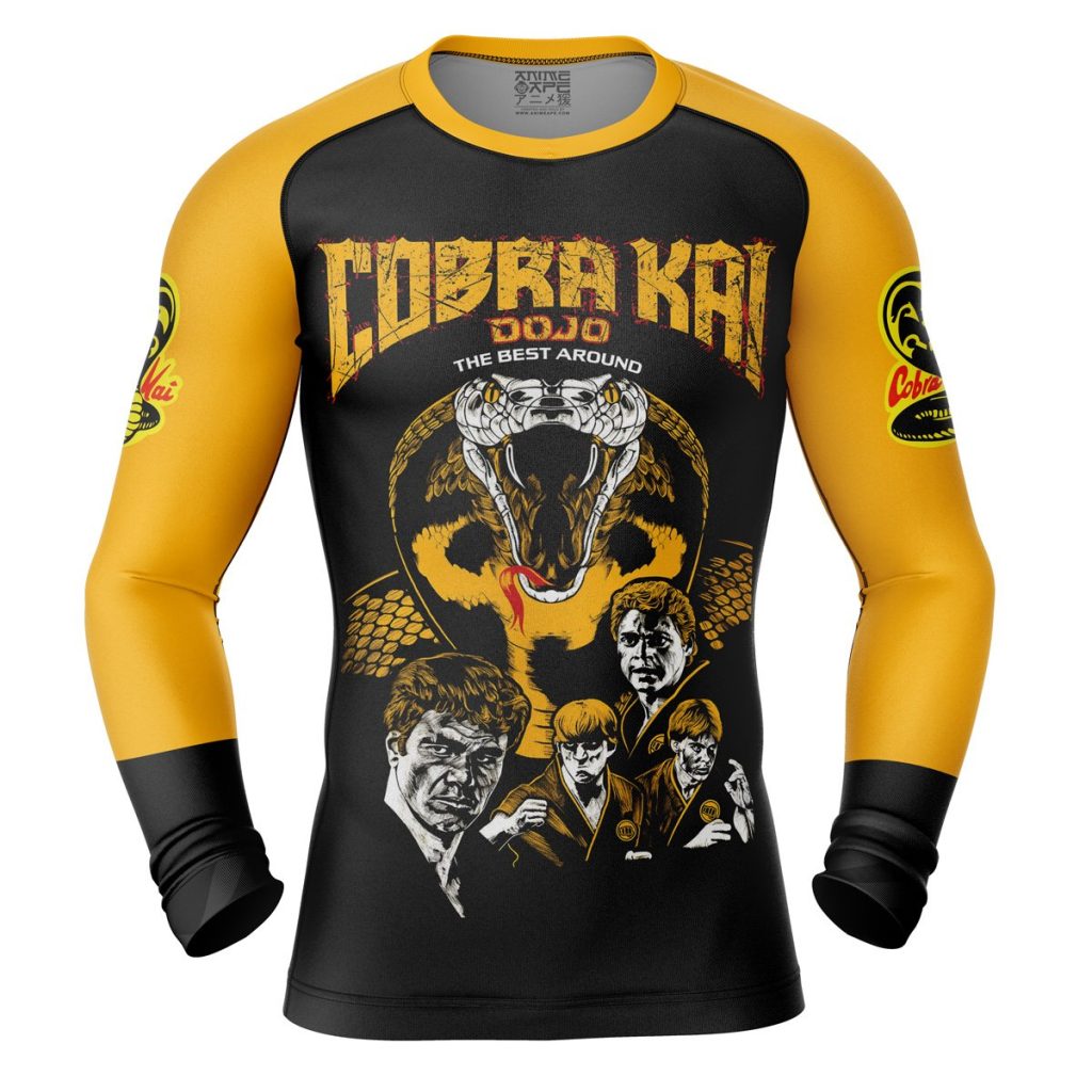 Cobra Kai Compression Shirt Rash Guard front - Anime Gifts Store