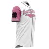 Coral Peacocks BC AOP Baseball Jersey SIDE Mockup - Anime Gifts Store