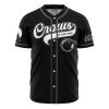 Crows of Castle Black Snow GOT AOP Baseball Jersey AOP Baseball Jersey FRONT Mockup - Anime Gifts Store