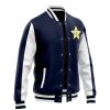 Dandy Space Dandy Varsity Jacket F LEFT Mockup - Anime Gifts Store