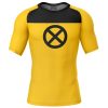 Deadpool Short Sleeve Rash Guard front - Anime Gifts Store