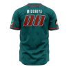 Deku My Hero Academia AOP Baseball Jersey BACK Mockup - Anime Gifts Store