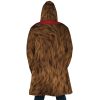 Donkey Kong SMB AOP Hooded Cloak Coat BACK Mockup - Anime Gifts Store