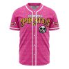 Donquixote Pirates Doflamingo OP AOP Baseball Jersey FRONT Mockup - Anime Gifts Store