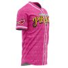 Donquixote Pirates Doflamingo OP AOP Baseball Jersey SIDE Mockup - Anime Gifts Store