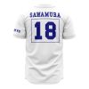 Eijun Sawamura Ace of Diamond AOP Baseball Jersey AOP Baseball Jersey BACK Mockup - Anime Gifts Store