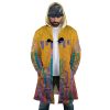 Electric FLCL AOP Hooded Cloak Coat FRONT Mockup - Anime Gifts Store