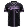 Elemental Magic Genshin Impact AOP Baseball Jersey FRONT Mockup - Anime Gifts Store