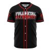 Elric FMA AOP Baseball Jersey AOP Baseball Jersey FRONT Mockup - Anime Gifts Store