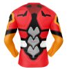 Eva 02 NGE Rashguards Long Sleeve BACK Mockup - Anime Gifts Store