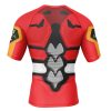 Eva 02 NGE Rashguards Short Sleeve BACK Mockup - Anime Gifts Store