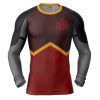 Firebender Compression Shirt Rash Guard front - Anime Gifts Store