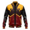 Firebenders Avatar Varsity Jacket FRONT Mockup - Anime Gifts Store