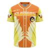 Flareon Pokemon AOP Baseball Jersey AOP Baseball Jersey FRONT Mockup 1 - Anime Gifts Store