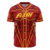 Flash DC Comics AOP Baseball Jersey FRONT Mockup - Anime Gifts Store