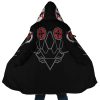 Genji Oni Mask Overwatch AOP Hooded Cloak Coat MAIN Mockup - Anime Gifts Store