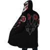 Genji Oni Mask Overwatch AOP Hooded Cloak Coat SIDE Mockup - Anime Gifts Store