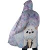 Gintoki and Sadaharu Gintama AOP Hooded Cloak Coat SIDE Mockup - Anime Gifts Store