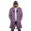 Giorno Giovanna Anime Jojos Bizarre Adventure Hooded Cloak Coat FRONT Mockup - Anime Gifts Store