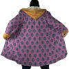 Giorno Giovanna Anime Jojos Bizarre Adventure Hooded Cloak Coat NO HOOD Mockup - Anime Gifts Store