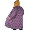 Giorno Giovanna Anime Jojos Bizarre Adventure Hooded Cloak Coat SIDE Mockup - Anime Gifts Store