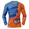 Goku Gi Compression Shirt Rash Guard front 1 - Anime Gifts Store