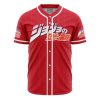 Golden Wind Squad JBA AOP Baseball Jersey FRONT Mockup - Anime Gifts Store