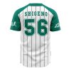 Goro Shigeno Major AOP Baseball Jersey BACK Mockup - Anime Gifts Store