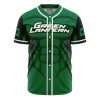 Green Lantern DC Comics AOP Baseball Jersey FRONT Mockup - Anime Gifts Store