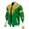 Green Ranger MMPR Varsity Jacket F RIGHT Mockup - Anime Gifts Store