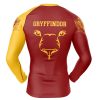 Gryffindor Compression Shirt Rash Guard back 1 - Anime Gifts Store