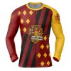 Gryffindor Compression Shirt Rash Guard front 1 - Anime Gifts Store