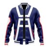 Gym Uniform MHA Varsity Jacket FRONT Mockup 1 - Anime Gifts Store