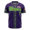 Gyro Zeppeli Ball Breaker JBA AOP Baseball Jersey FRONT Mockup - Anime Gifts Store