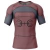 Hashirama Senju Naruto Rashguards Short Sleeve FRONT Mockup - Anime Gifts Store